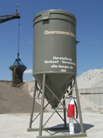 Golfpaltz Silo - Silo f&uuml;r Qurarzsand